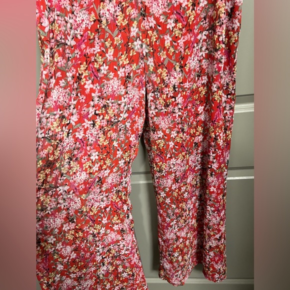 Anthropologie Ali & Jay Troubadour Red Floral Jumpsuit | Size Medium - Picture 6 of 12